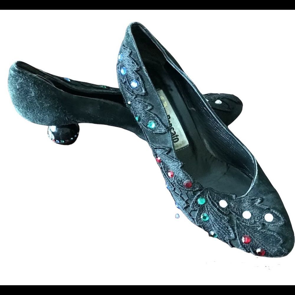 Fernando Pensato rhinestone pumps